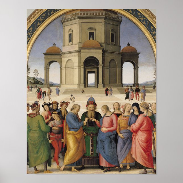Die Ehe der Jungfrau, 1500-04 Poster (Vorne)
