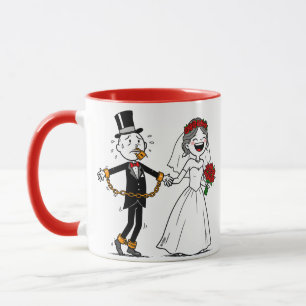 Die Ehe ist zusammen dumm Tasse