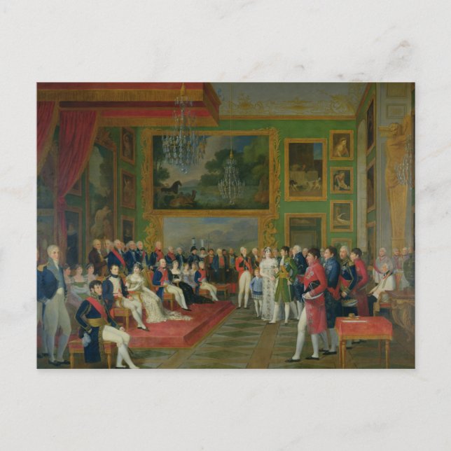 Die Ehe von Eugene de Beauharnais Postkarte (Vorderseite)