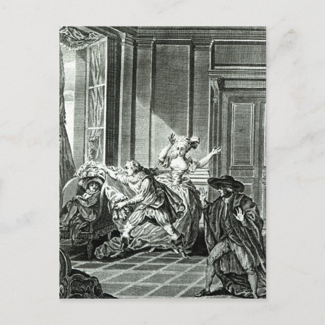 Die Ehe von Figaro Postkarte (Vorderseite)