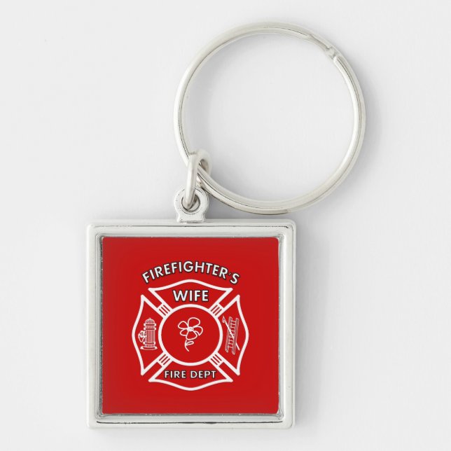 Die Ehefrau des Feuerwehrmannes Schlüsselanhänger (Vorne)