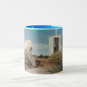 Die Ehefrau des Künstlers mit der Karawane 1911 Zweifarbige Tasse