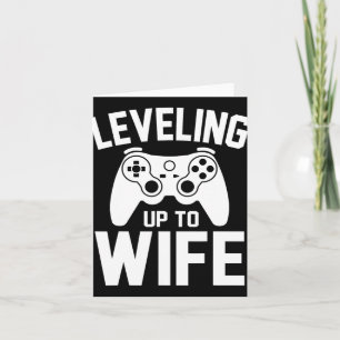 Die Ehefrau des neuen Verheirateten Gamer Funny Ga Karte