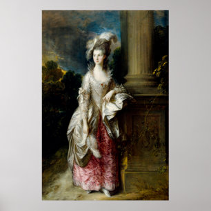 Die Ehrenwerte Mrs Graham von Gainsborough Poster