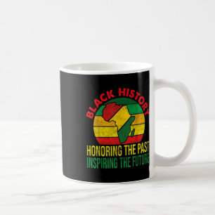 Die Ehrung der Vergangenheit, die die Zukunft der Kaffeetasse