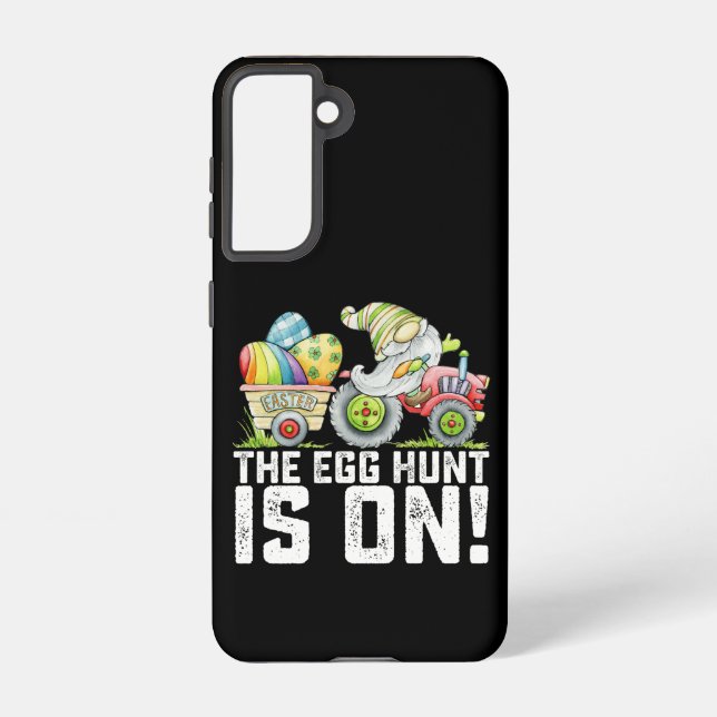 Die Eierjagd ist an sonnigen Ostern. Samsung Galaxy Hülle (Rückseite)