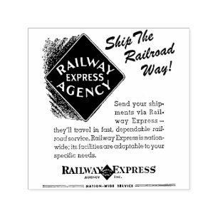 Die Eil Eisenbahn, versenden die Eisenbahn-Weise Permastempel