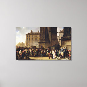 Die Einberufenen von 1807 Leinwanddruck