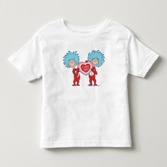 Die eine Sache zwei ich Liebe Sie Kleinkind T-shirt (Vorderseite)