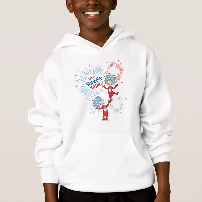 Die eine Sache zwei ist die Sommerpause Hoodie (Vorderseite)