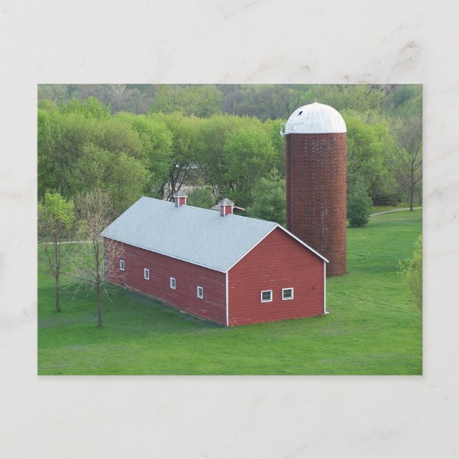 Die einfache (farbige) Postkarte (Vorderseite)