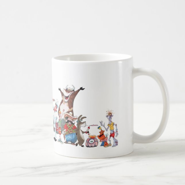 Die einfachen die Form-Tasse des Dummkopfs Kaffeetasse (Rechts)