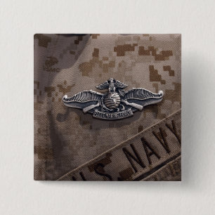 Die eingetragene Flotten-Marinekraft-Kriegsführun Button