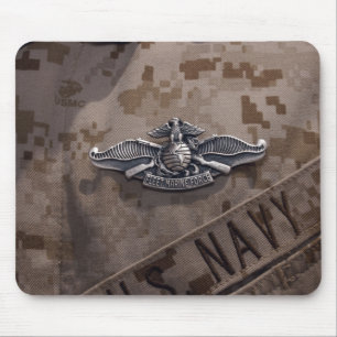 Die eingetragene Flotten-Marinekraft-Kriegsführun Mousepad