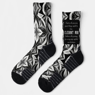 Die Einheit von Schwarz und Weiß Socken