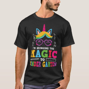 Die Einhornmagie in den Kindergarten spülen Niedli T-Shirt