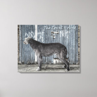Die einladende Loyal Hound Leinwanddruck