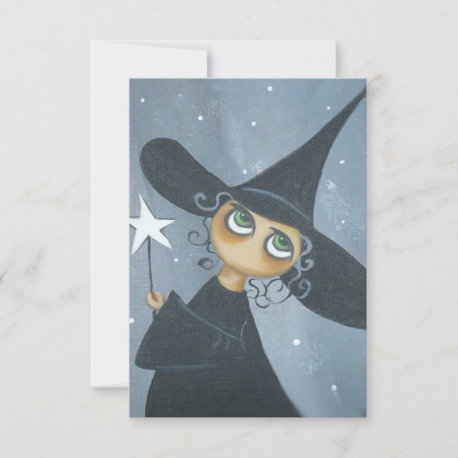 Die Einladung des Good-Hexe-Halloween-Party (Vorderseite)