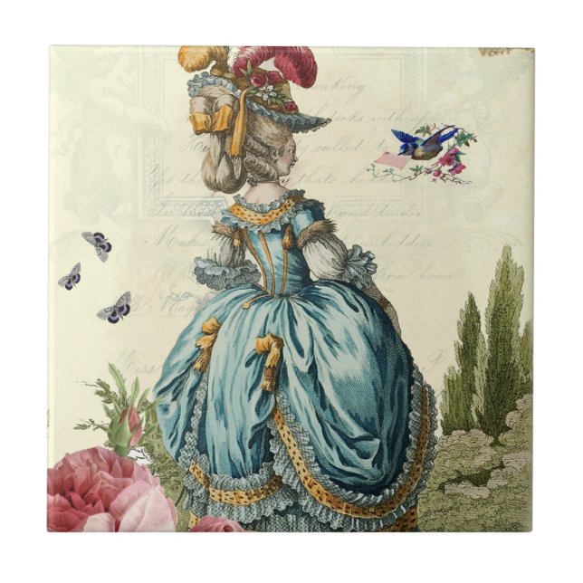 die Einladung Fliese (Vorderseite)