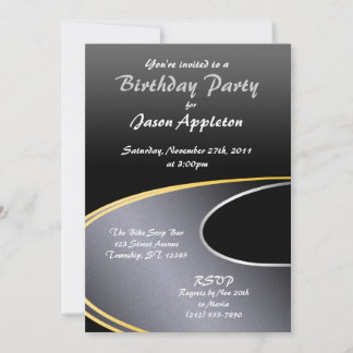 Die Einladung zur Geburtstagsparty