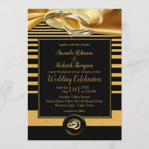 Die Einladung zur Hochzeit mit der großen Gatsby-I