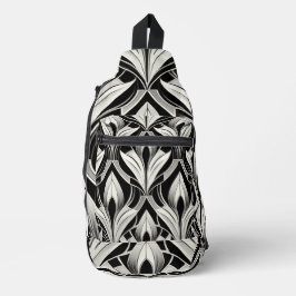 Die Einrichtung in Schwarz und Weiß Crossbody Bag