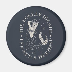 Die einsame Insel-Meerjungfrau Magnet