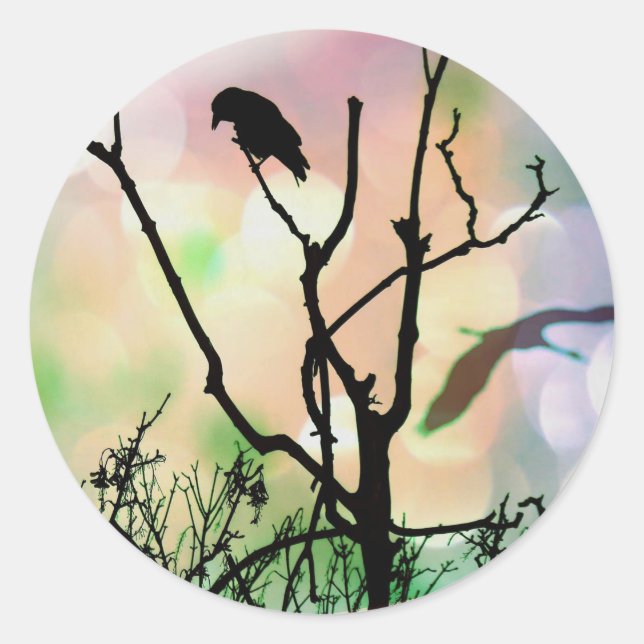 Die einsame Klaue Runder Aufkleber (Vorderseite)