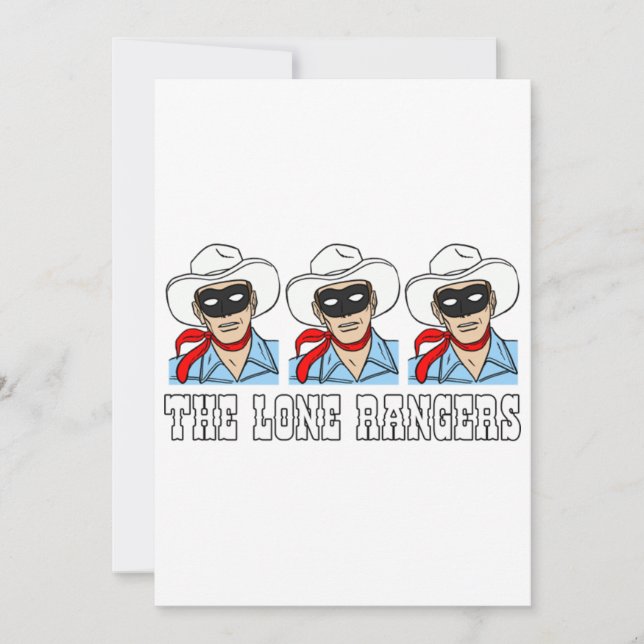 Die einsamen Ränder Einladung (Vorderseite)