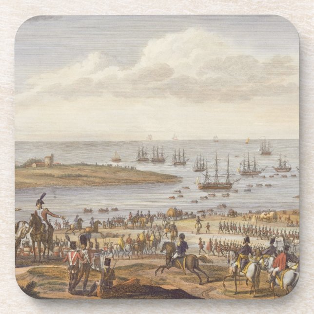 Die Einschiffung des Englisch in Holland, 30 Nove Getränkeuntersetzer (Vorderseite)