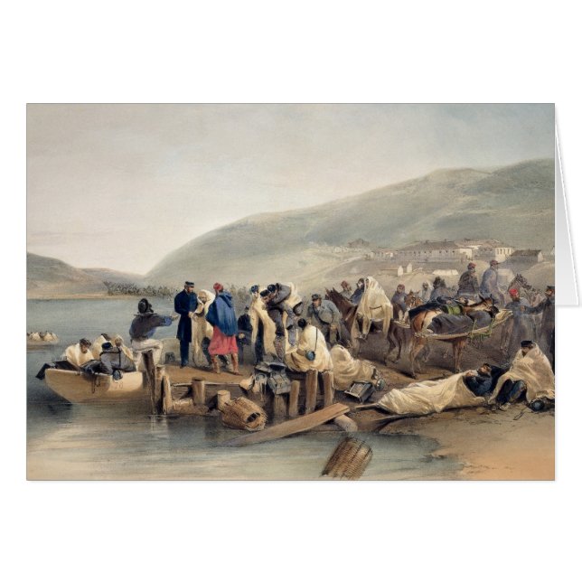 Die Einschiffung des Kranken bei Balaklava (Vorderseite (Horizontal))