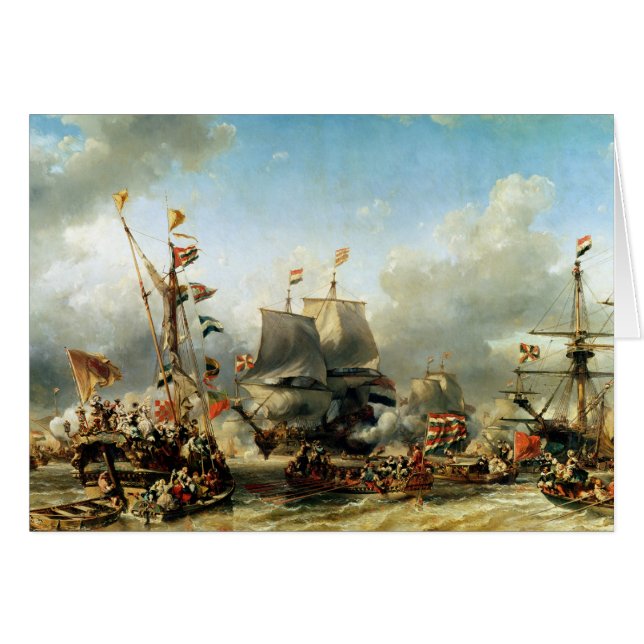 Die Einschiffung von Ruyter und von William de (Vorderseite (Horizontal))