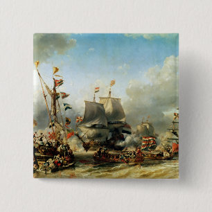 Die Einschiffung von Ruyter und von William de Button