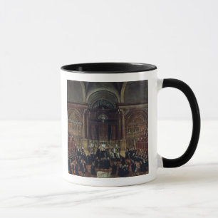 Die Einsetzung eines Monarchen in San Lorenzo (Öl Tasse