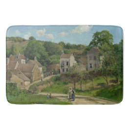 Die Einsiedelei in Pontoise Camille Pissarro Badematte