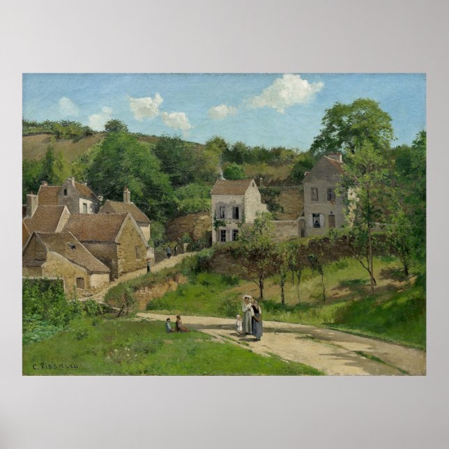 Die Einsiedelei in Pontoise Camille Pissarro Poster (Vorne)