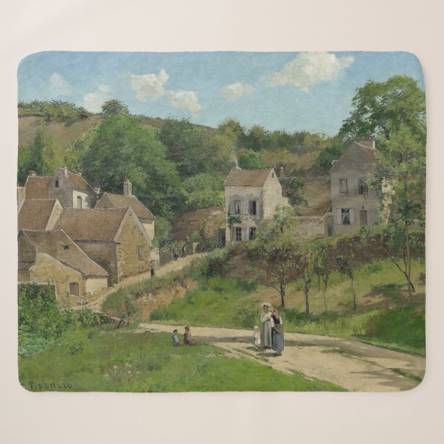 Die Einsiedelei in Pontoise Camille Pissarro Sherpadecke (Vorderseite (Horizontal))