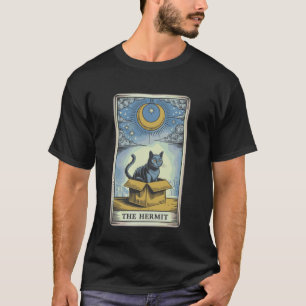 Die Einsiedler Tarotkarte Katzenliebhaber Lustige T-Shirt