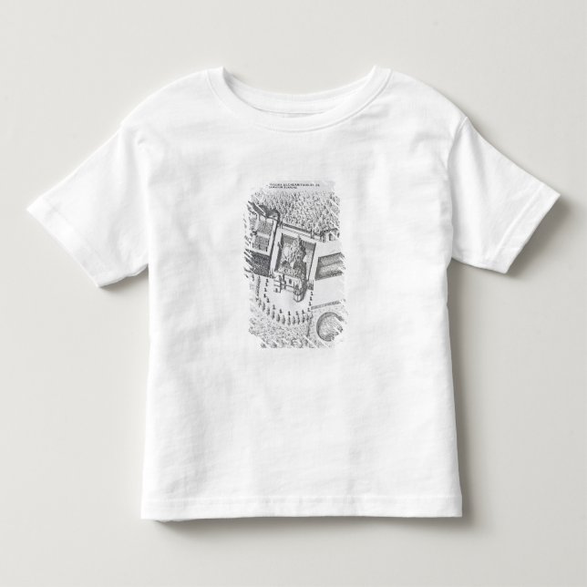 Die Einsiedlerei und der Maison Blanc am Chateau Kleinkind T-shirt (Vorderseite)
