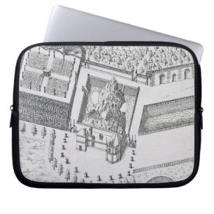 Die Einsiedlerei und der Maison Blanc am Chateau Laptopschutzhülle