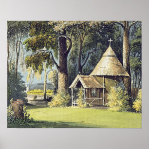 Die Einsiedlerei, von Ackermanns Behälter von Poster