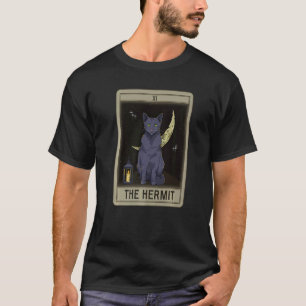 Die Einsiedlerkatze Arcana Tarotkarte Mystische Wi T-Shirt