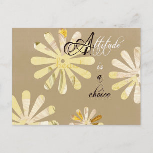 Die Einstellung ist eine Wahl Postkarte