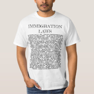 Die Einwanderungsrechte des Gottes T-Shirt