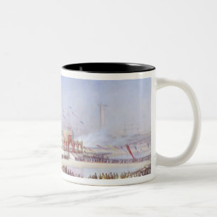 Die Einweihung Suezkanals Zweifarbige Tasse