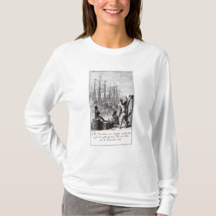 Die Einwohner von Boston-Wurf T-Shirt
