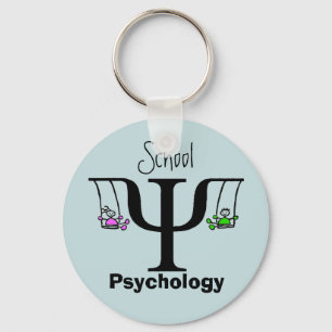 Die einzigartige Schulpsychologie-Schlüsselkette Schlüsselanhänger