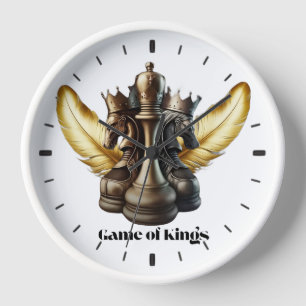 Die einzigartige Wanduhr, die Könige des Spiels Uhr