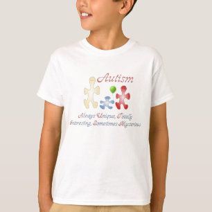 Die einzigartige Welt des Autismus Kid's Ringer-Sh T-Shirt