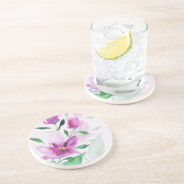 Die Einzigartigkeit der Blume der Wasserfarben des Getränkeuntersetzer